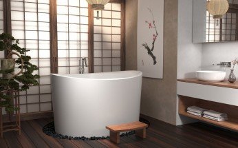 True Ofuro Duo Freestanding Stone Japanese Soaking Bathtub 02 (web)